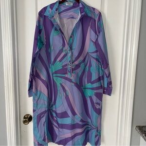 Averardo Bessi Purple and Blue Dress